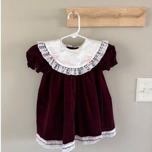 2t vintage velour dress
